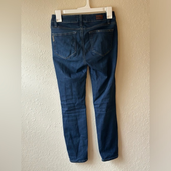 Paige Dark Wash Straight Jeans Size 24 - Picture 4 of 4